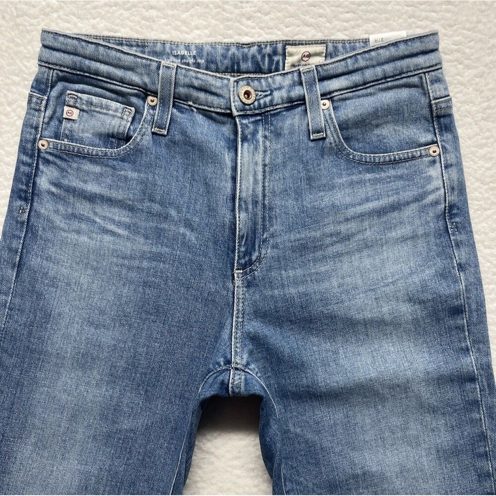 AG Adriano Goldschmied Jeans Womens 27R Straight Designer Luxury Denim Preppy
